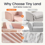 Tiny Land 2-in-1 Foldable Kids Couch - Image 4