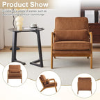 Karl home Mid-Century Modern Accent Chair, Living Room Chairs - Image 5