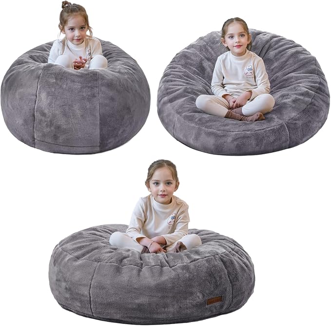 MAXYOYO 3 in 1 Kids Bean Bag Chair, Child Floor Sofa by MAXYOYO