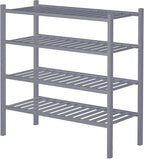 ROMGUAR CRAFT 4 Tier Bamboo Shoe Rack - Image 6