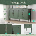 RoyalCraft Buffet Cabinet with Storage, Mid Century Modern Painted Credenza - Image 6