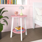 sthmec Side Table Set of 2, Small Round End Table - Image 4