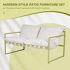 Grand patio 4-Piece Outdoor Furniture Set, Modern Patio Furniture - Image 3