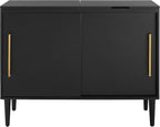 Crosley Furniture Everett Media Console and Record Player Stand - Image 3