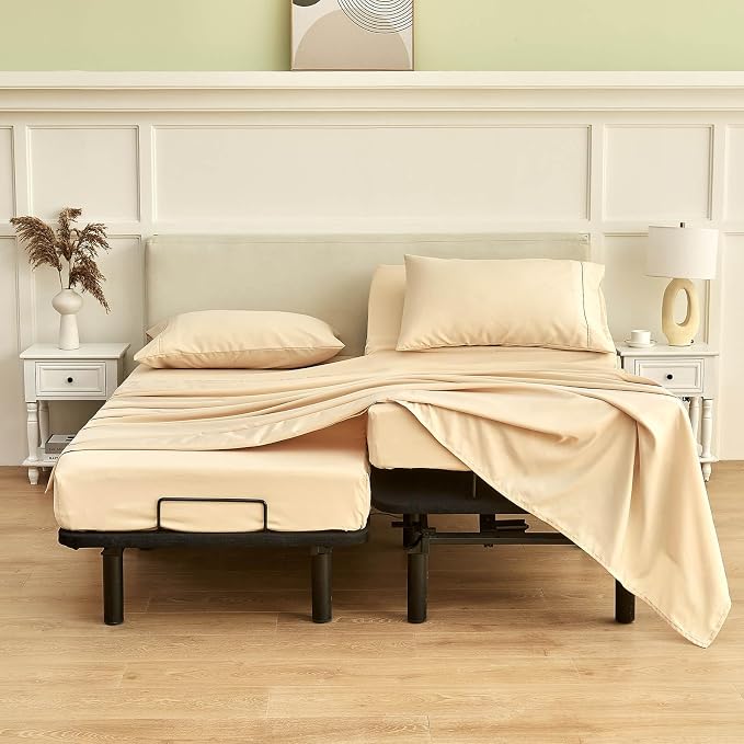 Kingnex Split California King Sheets Set - Image 2