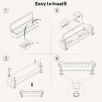 SOFTHION Storage Bench for Bedroom, Upholstered Chenille Storage Ottoman - Image 7