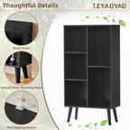 LEYAOYAO 5 Cube Bookshelf 3-Tier Bookcase - Image 6