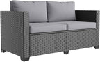Aoxun 1 Piece Outdoor Patio Furniture Set 2 Seats by Aoxun
