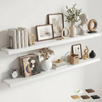 FLYJOE Floating Shelves for Wall, 72 Inch Floating Shelves Set of 2, Kitchen by FLYJOE