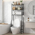 GloTika 3-Tier Over Toilet Storage - 150lb Total Capacity Metal Bathroom by QualityHomewareTimlessComfort