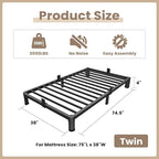 ROIL 4 inch Twin Bed Frames - Image 2