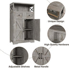 Befrases Set of 2 Farmhouse Storage Cabinet - Image 6