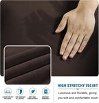 H.VERSAILTEX Real Velvet Futon Cover Armless Sofa Covers Sofa Bed Covers - Image 3