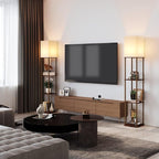 SUNMORY Floor Lamp with Shelves, Modern Square Standing Lamp with 3 Color - Image 7