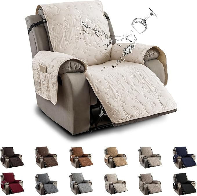 100% Waterproof Recliner Chair Cover, Recliner Chair Covers by YUEANG