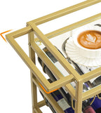 MAHANCRIS Bar Cart for Home, 3-Tier Serving Cart - Image 9