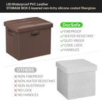 DocSafe Storage Ottoman Foot Rest Stool - Image 7