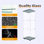 LFT HUIMEI2Y Glass Display Cabinet 3-Shelf - Image 3