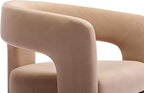 VESCASA Velvet Barrel Dining Chair - Image 9
