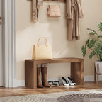 Bamboo Small Dining Bench, Farmhouse Bench - Image 2
