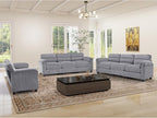 HAOMARKETS Corduroy Sofa Set, Upholstered Loveseat and 3-Seater Couch Set of 2 by HAOMARKETS