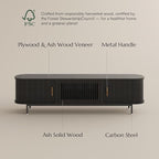 POVISON Fully-Assembled Mid Century Modern TV Stand - Image 7