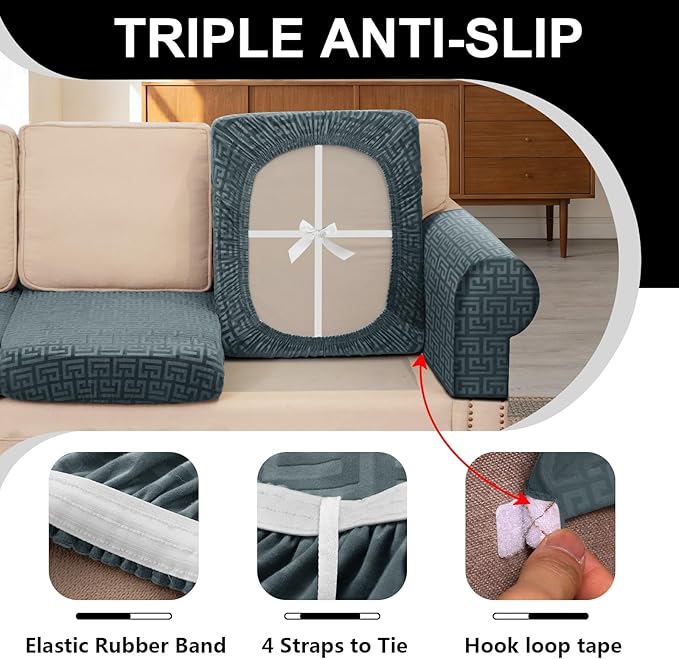 UNBBRRL Stretch Couch Cushion Cover - Image 3