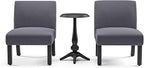 Furniture of America Casey Transitional 2-Piece Wood Round Pedestal Accent - Image 3