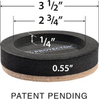 Felt Furniture Sliders for Hardwood Floors X-PROTECTOR 16 PCS 3 ½” - Image 3