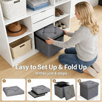 Storage Ottoman Footrest Stool Small Ottoman - Image 5