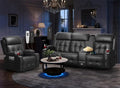 Recliner Sofa Set, Massage Home Theater Set by TOMOSLTER