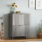 Shoe Cabinet Storage, Modern Freestanding Organizer - Image 7