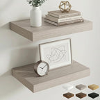 Dreamland Grey Floating Shelves by Dreamland