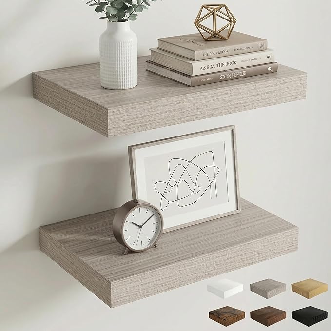 Dreamland Grey Floating Shelves by Dreamland