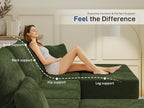 Living&Giving 128" U-Shaped Cloud Sectional Couch - Image 4