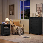 Joaxswe Farmhouse 6 Drawer Dresser - Image 9