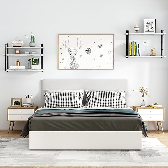 MXCSE Wall Shelves, Wall Mounted Bookshelves, DIY Floating Shelves - Image 5