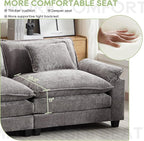 Oprisen 86" Modular Sectional Sofa, Comfy Cloud Couch Sectional Sofa - Image 4