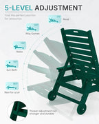 Patio Chaise Lounge Chair Outdoor - Image 4