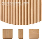 HULALA HOME Solid Wood Sideboard Buffet Cabinet Set of 2 - Image 5