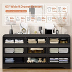 9 Drawer Dresser and Nightstand Sets - Image 2