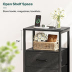 Huuger Nightstands Set of 2, End Tables - Image 7