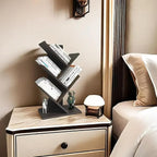 Godferyxin Book Tree Bookshelf, 5-Tier Wood Bookshelf Tree Bookcase - Image 5