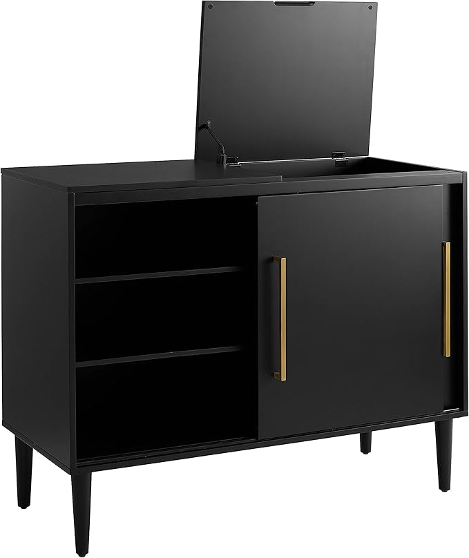 Crosley Furniture Everett Media Console and Record Player Stand - Image 4