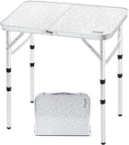 Yriuat Folding Camping Table 2ft Portable Picnic Table Adjustable Height Small by Yriuat