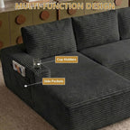 104" Cloud Sectional Couch L-Shaped - Image 5