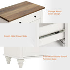 WAMPAT Farmhouse TV Stand for 75 inch TV - Image 7