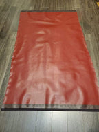 NAT LEATHERS | Burgundy Soft Faux Vegan Leather Fabric Sheet PU | 4 Yards Cut - Image 2