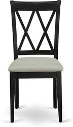 East West Furniture CLC-BLK-C Clarksville Dining Room Chairs - Image 4