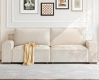 Vesgantti 85'' Chenille Couch for Living Room, 3 Seater Comfy Sofa by Vesgantti